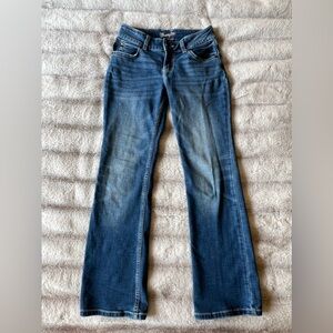Vintage Low-Waisted Wrangler Boot Cut Jeans